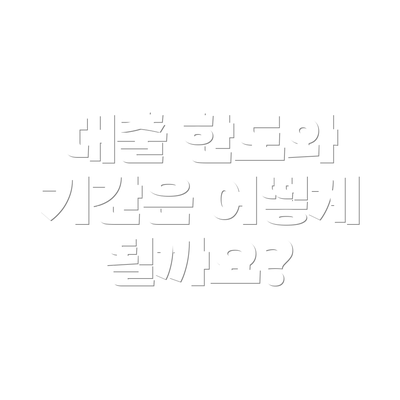 대출 한도와 기간은 어떻게 될까요?