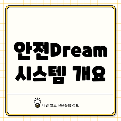 안전Dream 시스템 개요