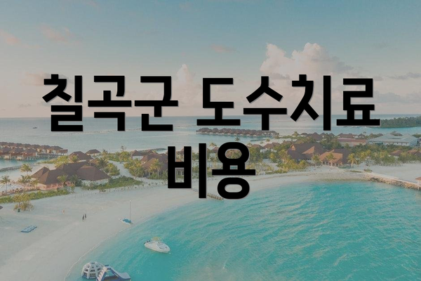 칠곡군 도수치료 비용