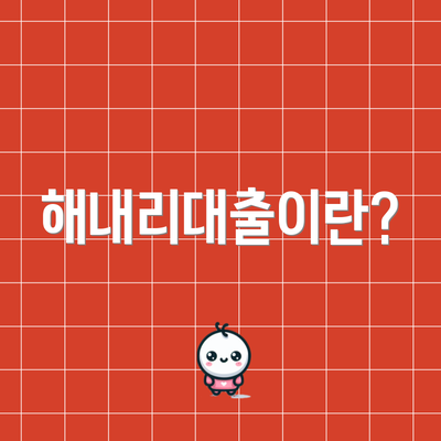 해내리대출이란?