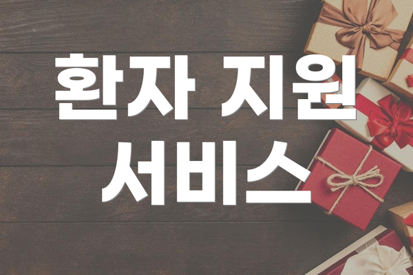 환자 지원 서비스