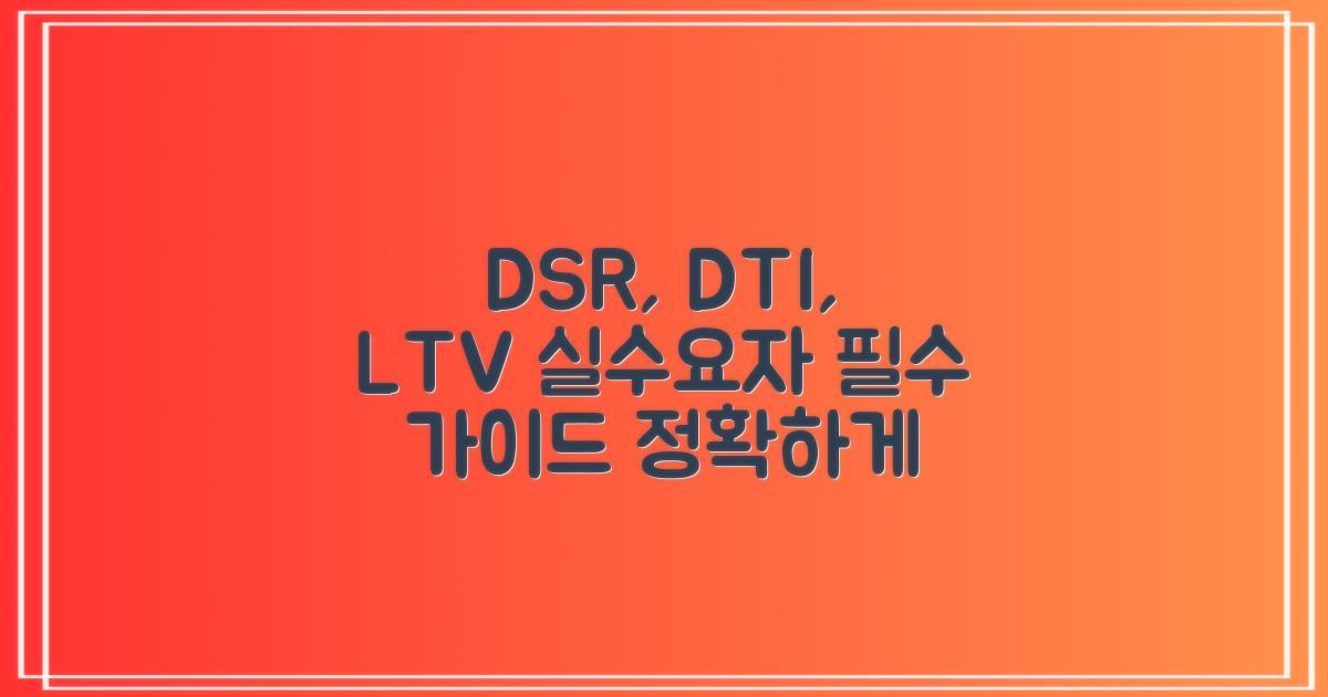 실수요자를 위한 DSR, DTI, LTV 활용법은?