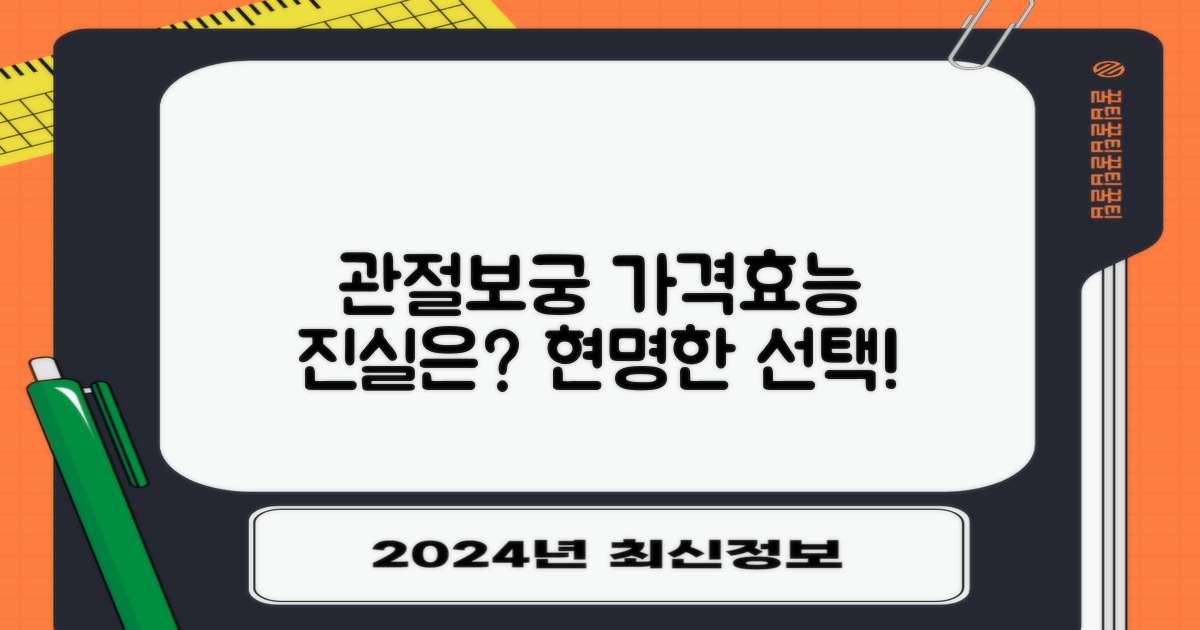 관절보궁 가격과 효능의 진실: 현명한 구매를 위한 가이드
