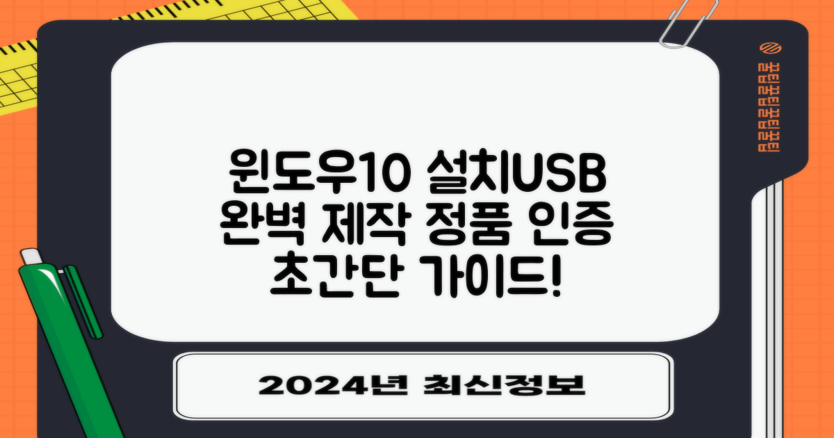 윈도우10 설치 USB 만들고 정품 인증, 이젠 완벽하게!
