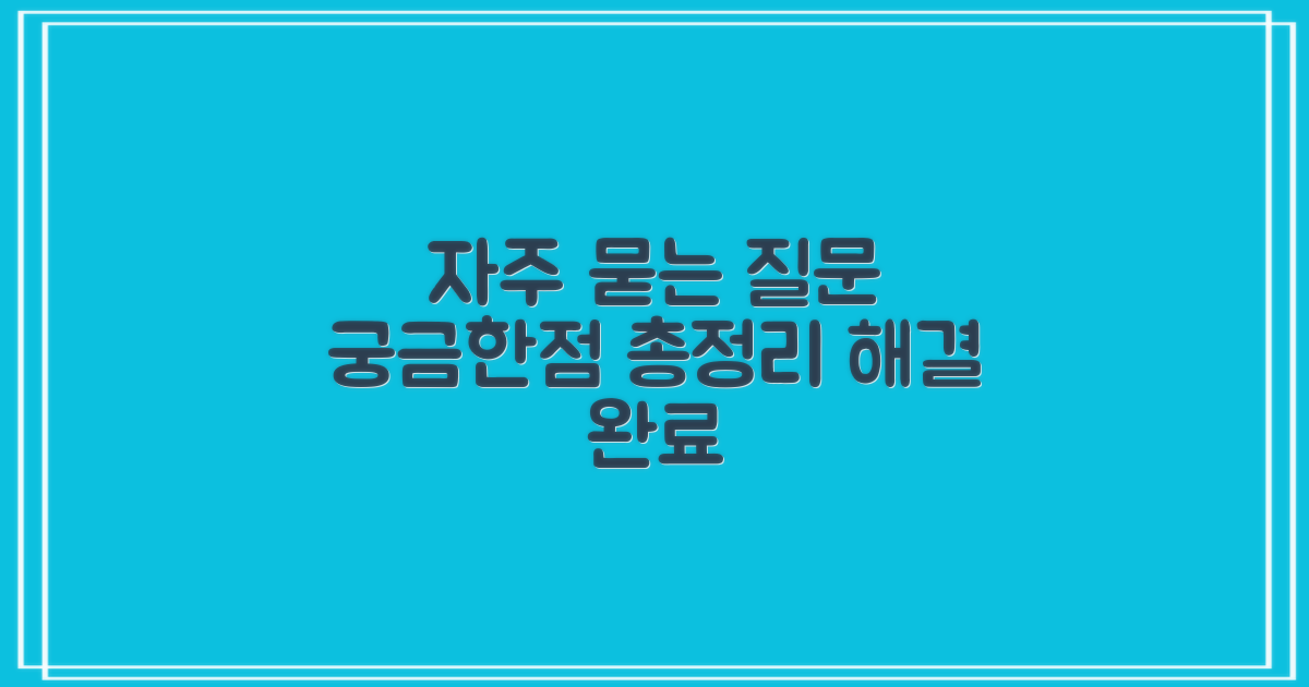 자주 묻는 질문