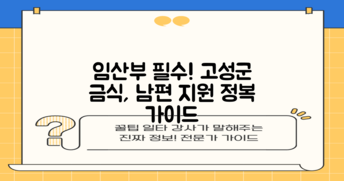 고성군보건소 임산부 지원: 금식, 남자 지원 항목 완벽 가이드