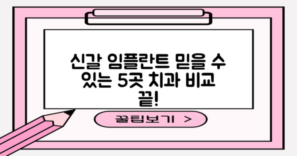 신갈동 임플란트, 믿고 맡길 수 있는 치과 5곳 상세 비교