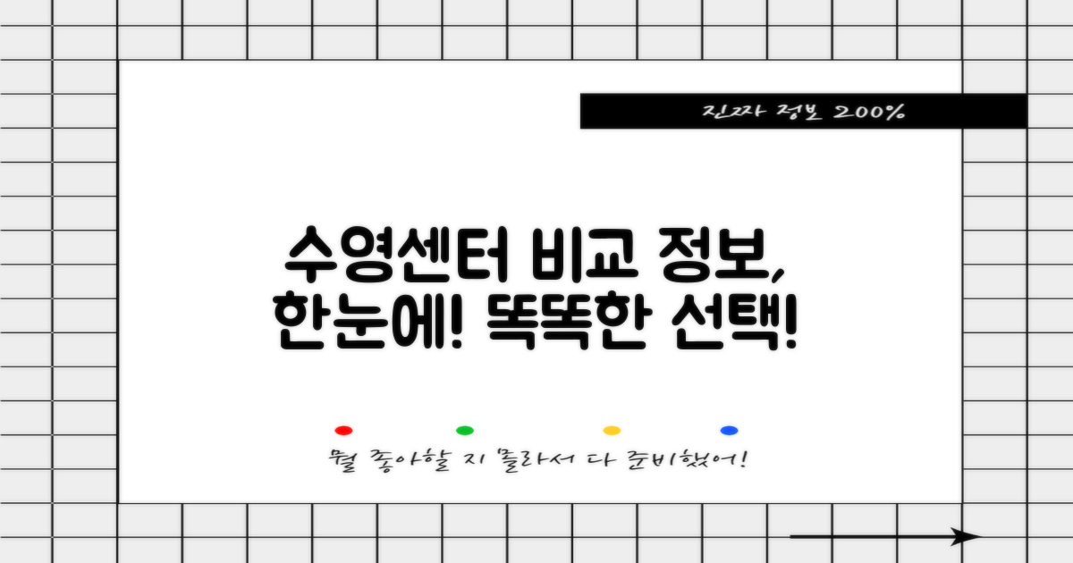 수영동센터: 복잡한 정보, 명확하게 비교 분석!