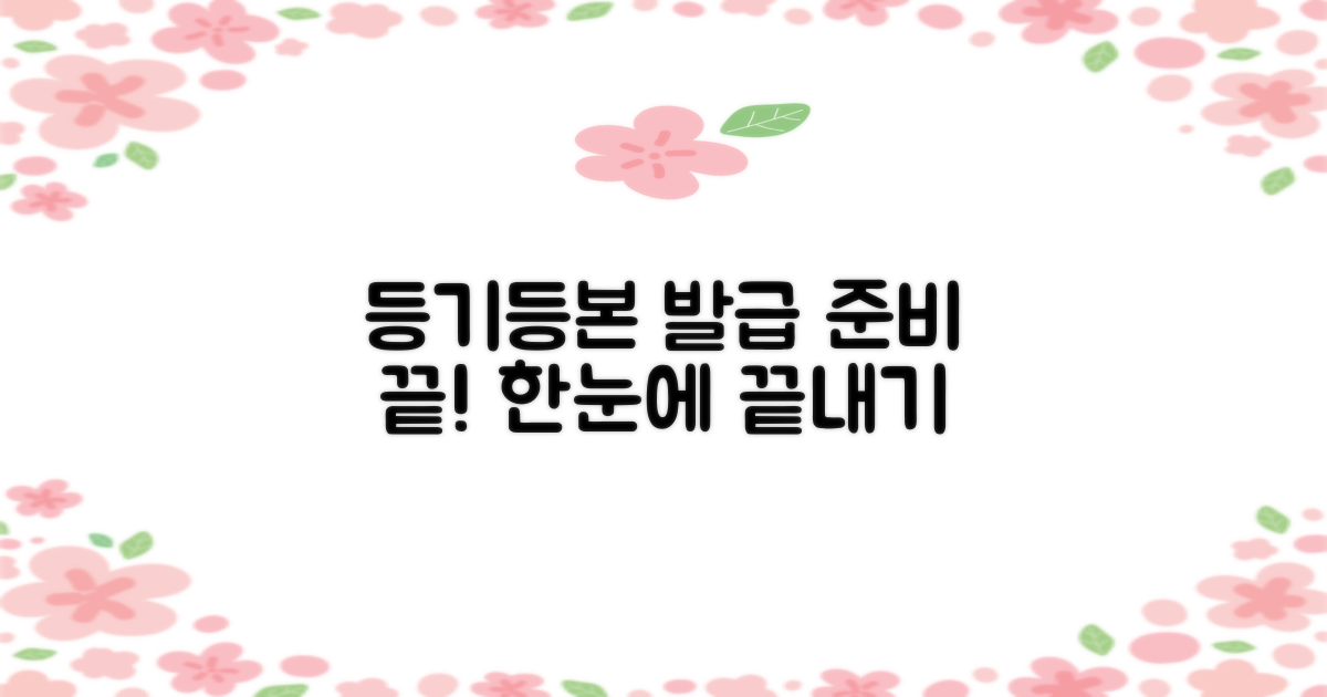 등기, 등본 발급 준비하기