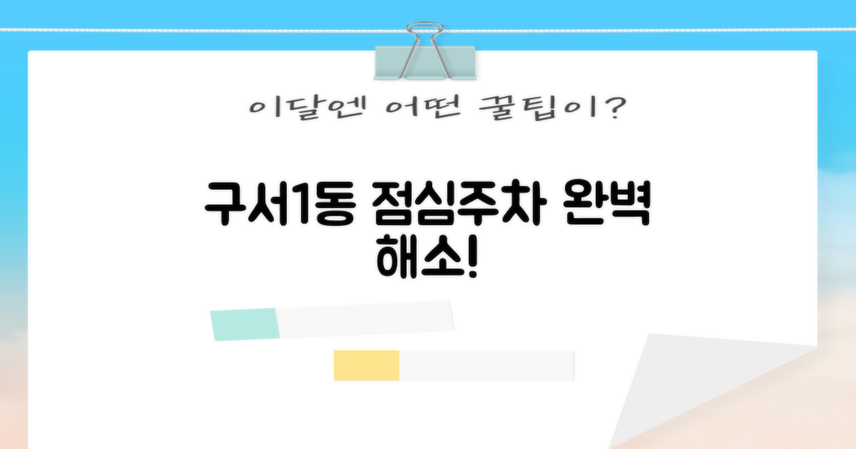 구서1동행정복지센터, 점심시간부터 주차까지! 궁금증 완전 해소