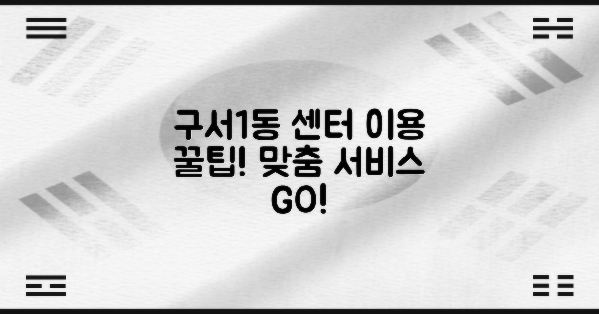 구서1동 행정복지센터 이용 꿀팁: 나에게 맞는 서비스 선택 가이드