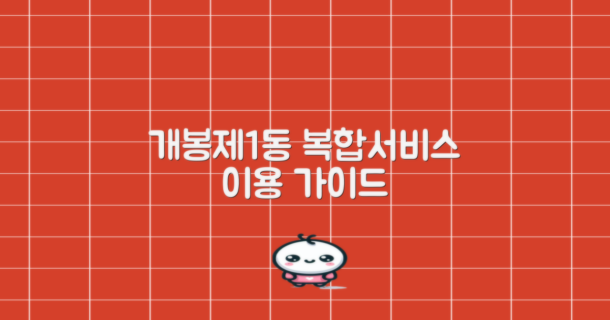 개봉제1동주민센터: 똑똑하게 이용하는 복합 서비스 가이드