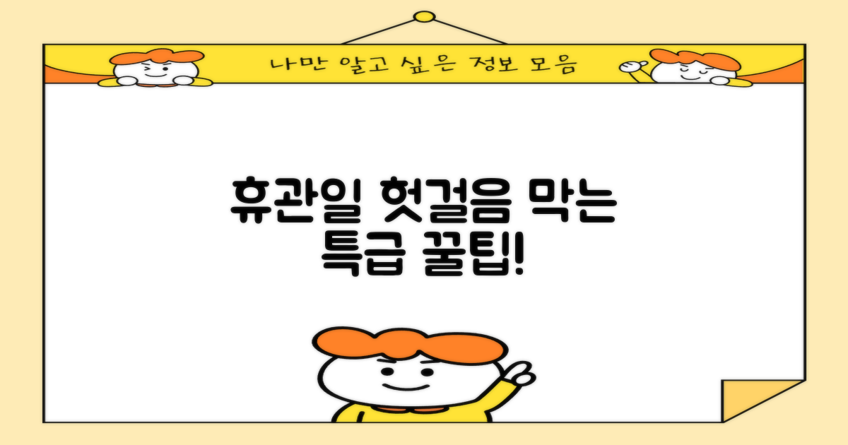 휴관일, 헛걸음 막는 법은?