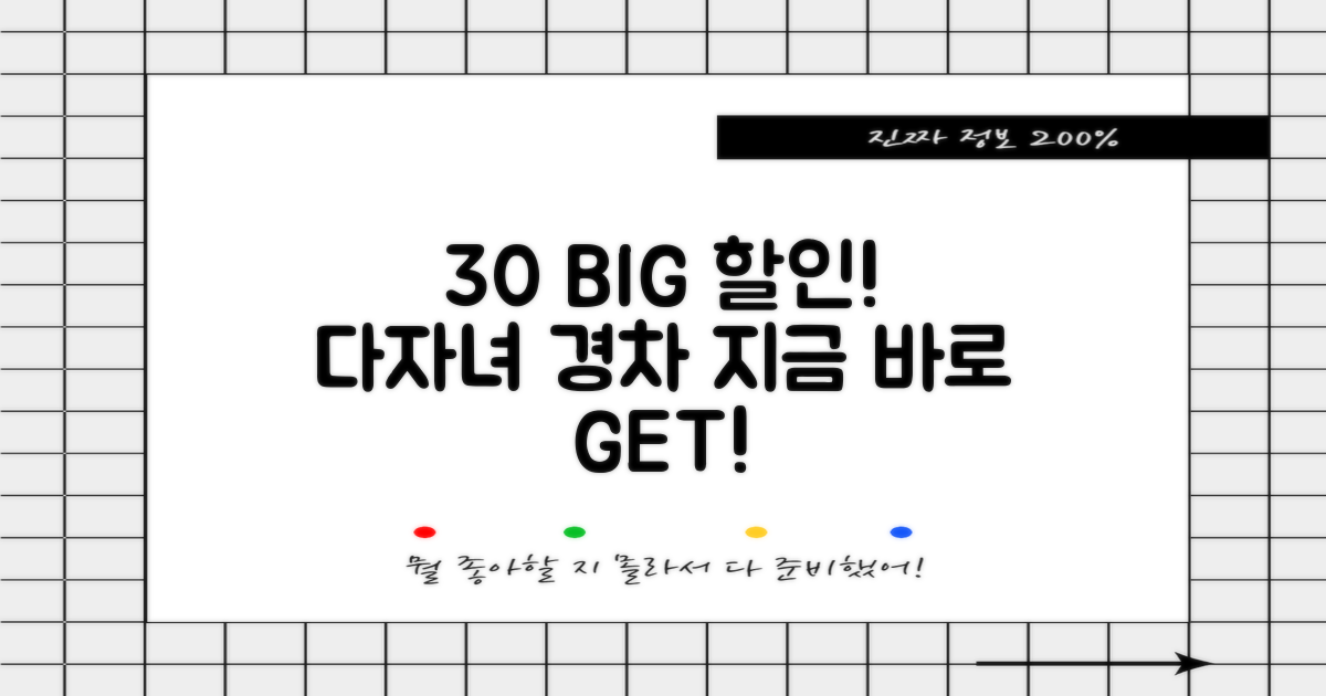 다자녀/경차 30% 이상 할인