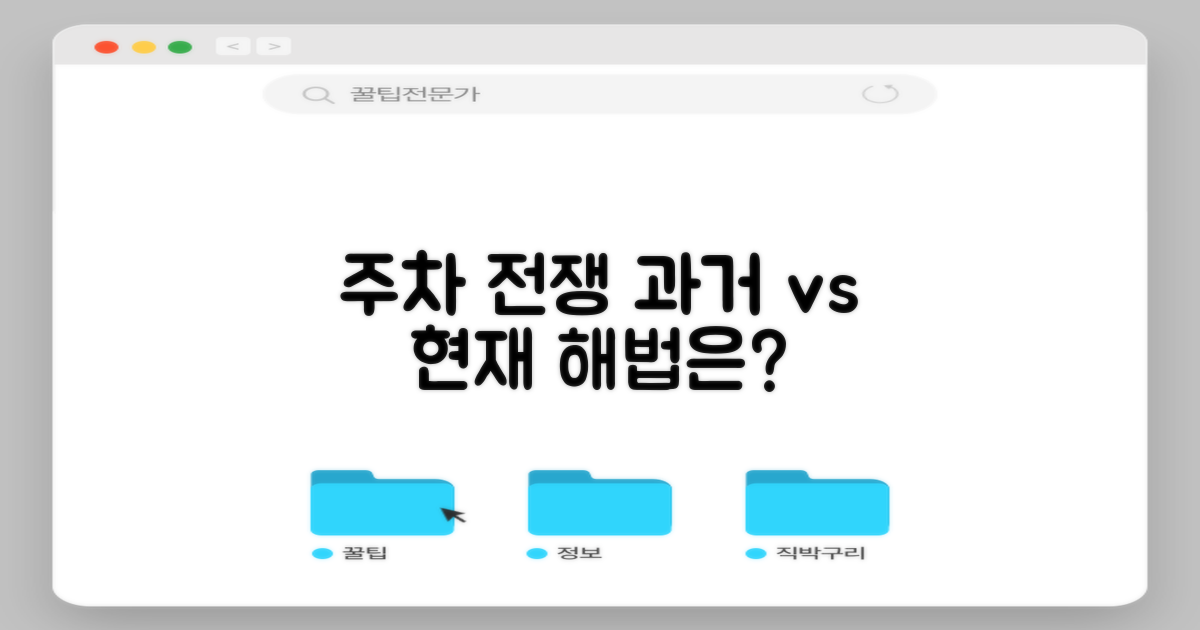 과거 vs 현재: 주차 해법