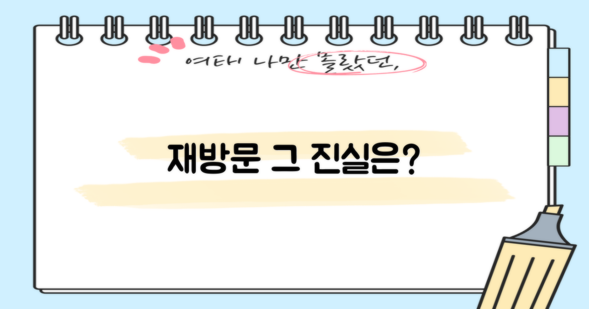 재방문 의사, 과연 있을까?