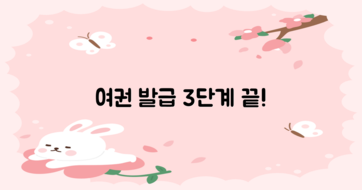 여권 발급 3단계 절차