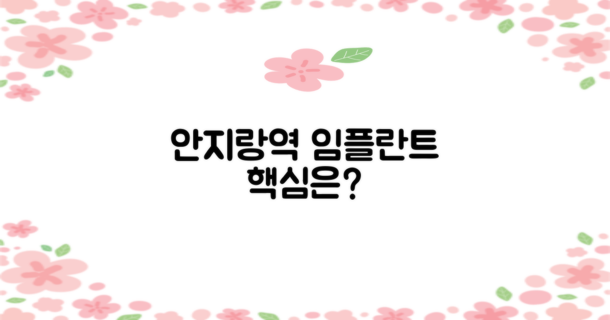 안지랑역 임플란트 왜?