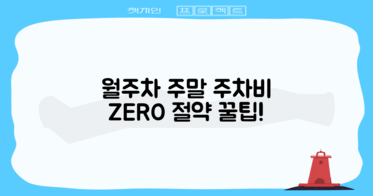 월주차, 주말 요금 절약 팁