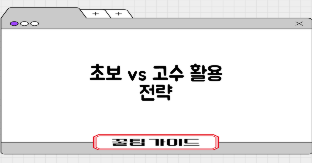 일상적 활용 vs 심화 이용 전략
